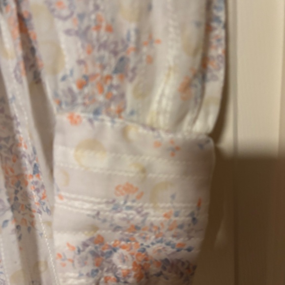 Vintage Maxi Floral LS Dress - Sz. 11 - Picture 6 of 9